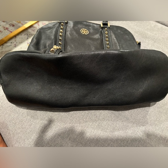 Tory Burch black leather Studded Bag in EUC. - Picture 8 of 10